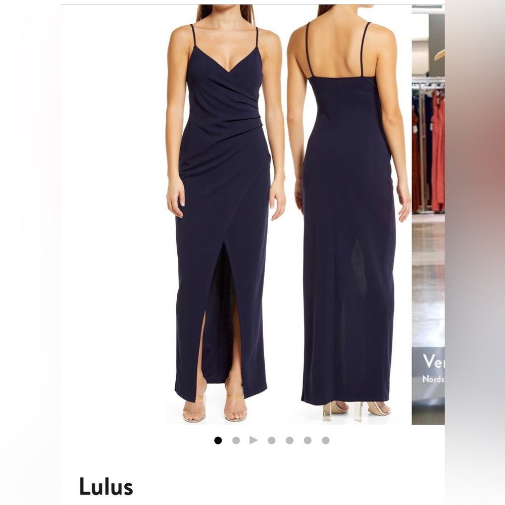 Lulus navy gown